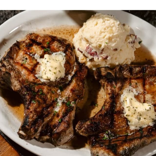 Pork Chop Dinner Double.